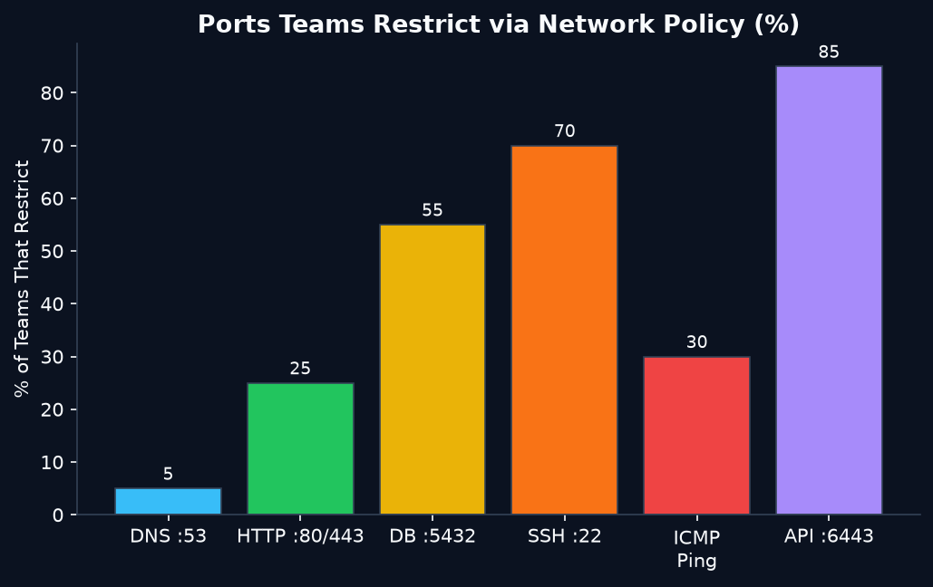 bar chart: kubernetes-network-policies-enforcing-zero-trust-at-the-network-layer