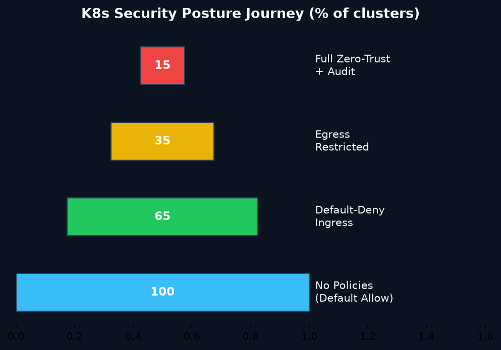funnel chart: kubernetes-network-policies-enforcing-zero-trust-at-the-network-layer